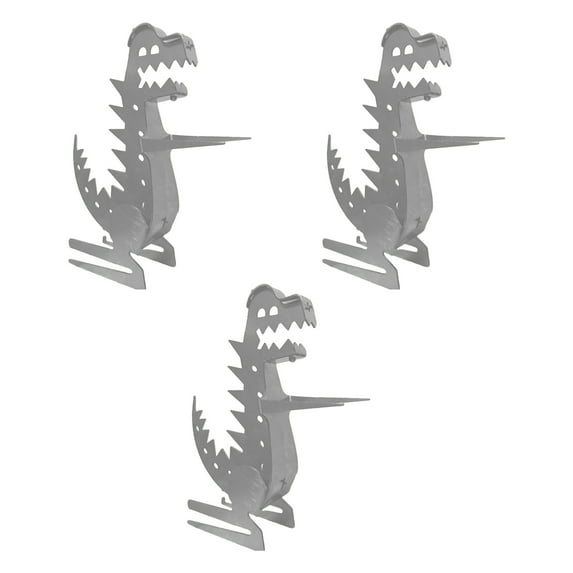 Shoreew Dinosaur Hot Dog Rack Funny Dinosaur Shape Grill Sausage Rack BBQ Cooking Tools for Outdoor Picnic Camping Parties