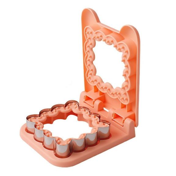 Shoreew Dinosaur Sandwich Cutter Cookie Breakfast Mold Stainless Steel Bread Shaper Non-Stick Sandwich Sealer for Kids Lunchboxes