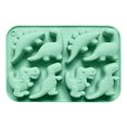 thumbnail image 1 of Shoreew Dinosaur Silicone Mold Ice Cube Tray Flexible Fondant Chocolate Candy Mold Biscuit Cake Candle Soap Mold Easy Release Pastry DIY Tools, 1 of 7