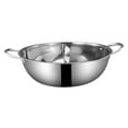 thumbnail image 1 of Shoreew Double Flavor Hot Pot Stainless Steel Split Hot Pot with Anti-Scald Handles Chinese Induction Shabu Hot Pot for Kitchen Stove, 1 of 6