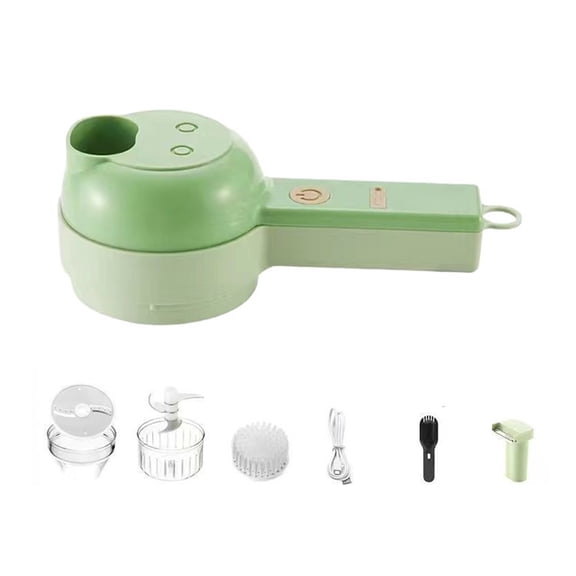 Shoreew Electric Garlic Masher Handheld Vegetable Slicer Rechargeable Food Chopper Meat Grinder Machine Versatile Food Processor