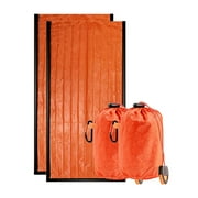 Shoreew Emergency Sleeping Bag Thermal Emergency Blankets Life Bivy Sack Waterproof Survival Sleeping Bag for Outdoor Adventures Camping Hiking