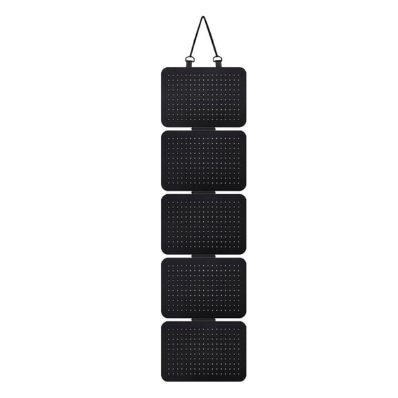 Shoreew Enamel Lapel Pin Display Panels Organizer with 5 Loose-leaf Board Pieces Multipurpose Brooch Pin Hanging Bag Display Holder