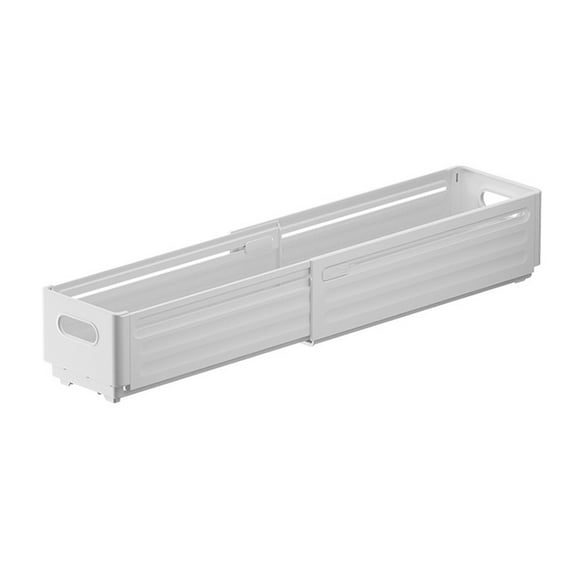 Shoreew Expandable Storage Bins with Hollow Handles Stable Stackable Versatile Space-Saving Organizer for Home Kitchen