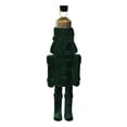 thumbnail image 1 of Shoreew Flocking Nutcracker Hanging Ornament Decorative Nutcrackers Statue Christmas Soldier Charm Holiday Tree Decoration Pendant, 1 of 7