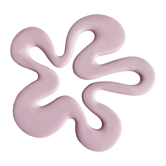 Shoreew Flower Shaped Silicone Coasters Heat Resistant Placemats for Hot Pots Pans Non-Slip Table Protectors for Modern Kitchen