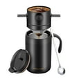 thumbnail image 1 of Shoreew Foldable Portable Coffee Filter Coffee Maker Stainless Steel Drip Coffee Tea Holder Reusable Paperless Pour Over Coffee Dripper for Travel And Home Brewing, 1 of 7