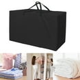 thumbnail image 1 of Shoreew Folding Mattress Storage Bag Heavy Duty Waterproof Oxford Cloth Dust-proof Portable Handle Trifold Mattress Bedding Clothes Organizer Pouch Carry Case, 1 of 7