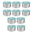 thumbnail image 1 of Shoreew Food Storage Containers with Lids Stainless Steel Crisper Box Stackable Reusable Meal Prep Containers for Snacks Fruits On-the-Go Meals Home Outdoor Use, 1 of 7