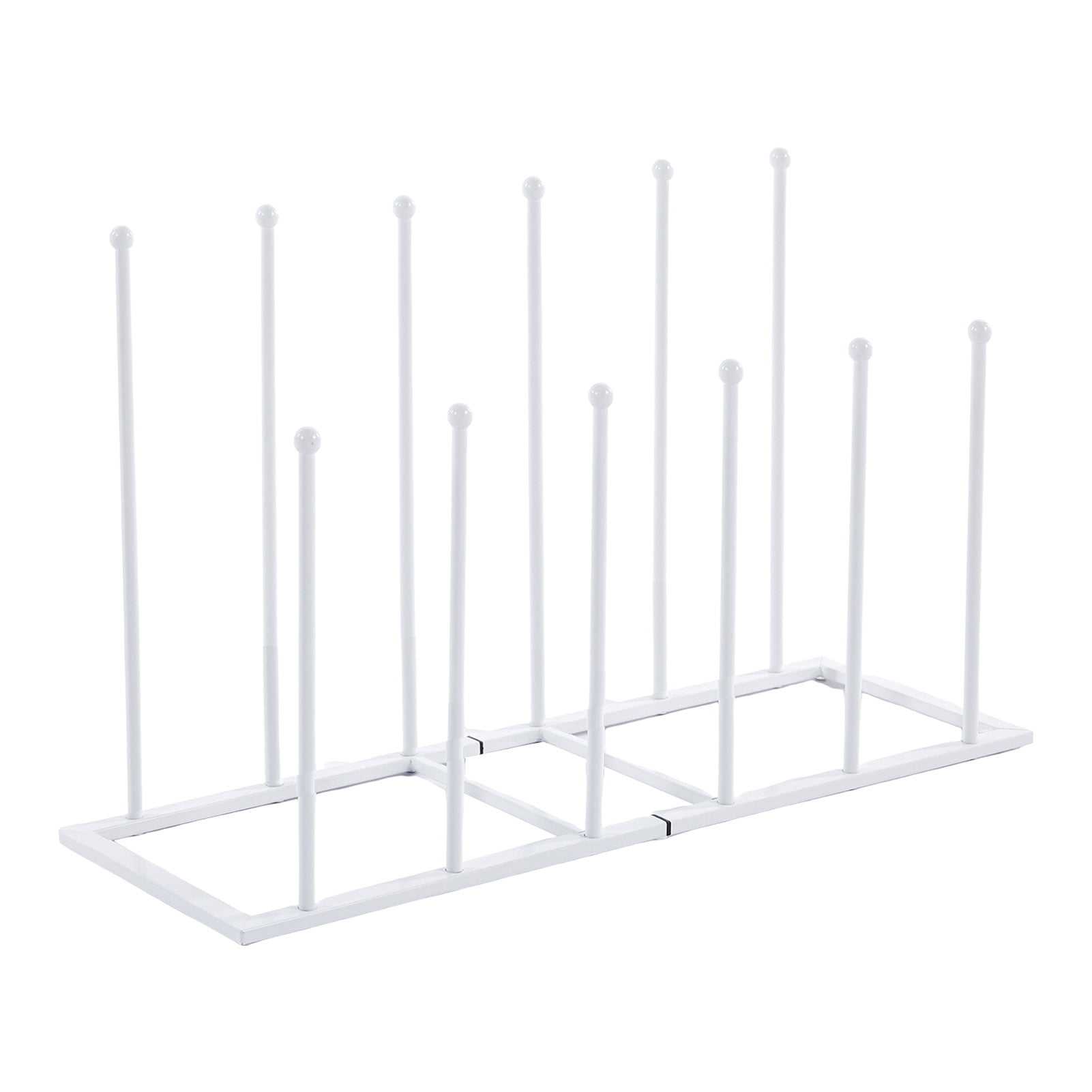 Shoreew Free Standing Shoe Boots Rack Sturdy Metal Construction ...