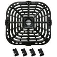 thumbnail image 1 of Shoreew Fryer Grill Plate Heat-Resistant Non-Stick Dishwasher Safe Food Grade Baking Tray Replace Part Upgraded Air-Fryer Replacement Square Crisper Plate for Instant Vortex 6QT, 1 of 7