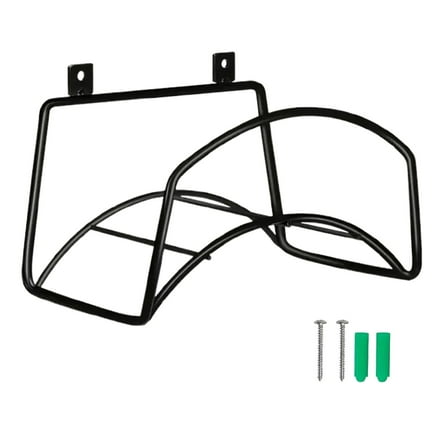 Shoreew Garden Hose Holder Heavy Duty Metal Hose Hanger Wall Mounted Water Hose Organizer for Outside Home Yard