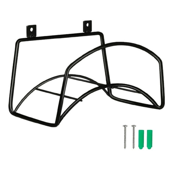 Shoreew Garden Hose Holder Heavy Duty Metal Hose Hanger Wall Mounted Water Hose Organizer for Outside Home Yard