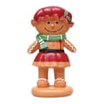 thumbnail image 1 of Shoreew Gingerbread Man Figurine Christmas Resin Gingerbread Statue with Dress/Suit Holiday Tabletop Ornament for Home Kitchen Mantel Decorations, 1 of 7