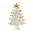 thumbnail image 1 of Shoreew Glass Christmas Tree Mini Tabletop Xmas Tree Figurine with Star Topper for Winter Holiday Table Mantel Shelf Home Decoration, 1 of 7
