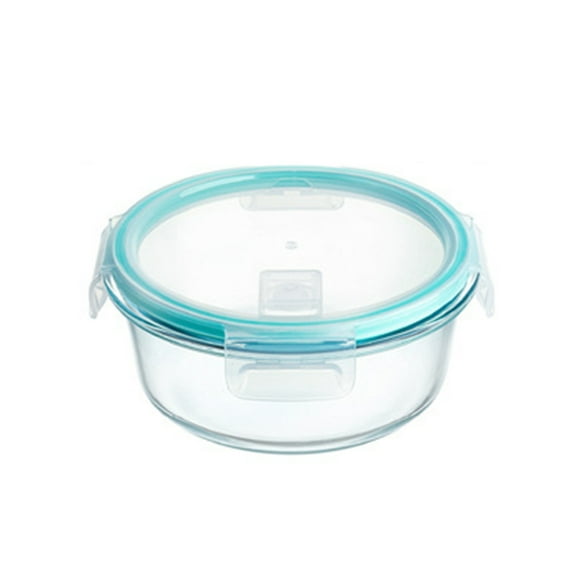 Shoreew Glass Lunchbox Bento Box Divided Meal Prep Containers with Lids Stackable Reusable Food Storage Containers