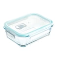 thumbnail image 1 of Shoreew Glass Lunchbox Bento Box Divided Meal Prep Containers with Lids Stackable Reusable Food Storage Containers, 1 of 7