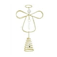 thumbnail image 1 of Shoreew Glittered Golden Angel Christmas Tree Topper Double Angel Treetop Decoration Xmas Tree Sparkling Tree Topper, 1 of 6
