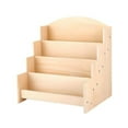 thumbnail image 1 of Shoreew Greeting Card Display Stand High Stability Easy to Install Multipurpose 4-Tiered Wooden Organizer Rack Photos Brochure Holder, 1 of 7