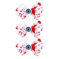 thumbnail image 1 of Shoreew Halloween Blood Bow Clips for Women Girls Horror Eyeball Bowknot Hairpin for Halloween Theme Party Hair Accessories, 1 of 7