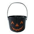 thumbnail image 1 of Shoreew Halloween Candy Bucket Pumpkin Skull Bucket Trick or Treat Bucket with Handle for Kids Halloween Party Decoration, 1 of 7