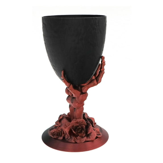 Shoreew Halloween Skeleton Candy Bowl Rose Skull Hand Dish Holder Gothic Home Decoration for Home Bar Office Desktop Decor