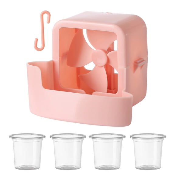 Shoreew Hanging Fan Cooler with Hook Reusable Ice Cube Water Holder Fan Home Office Dormitory Fan Mini Cooling Device