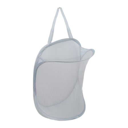 Shoreew Hanging Laundry Bag Large Capacity Foldable Design Breathable Mesh Fabric Multi-Purpose Clothes Storage Laundry Bag