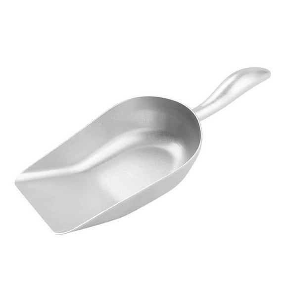 Shoreew Ice Scoop for Freezer Metal Food Spoon Ice Scooper for Kitchen Bar Party Wedding Heavy Duty Flour Pet Dog Food Scoop Kitchen Gadgets