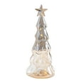 thumbnail image 1 of Shoreew Illuminated Glass Christmas Tree Tabletop Light Up Christmas Tree Figurine for Xmas Home Party Centerpiece Tabletop Mantel Decor, 1 of 7