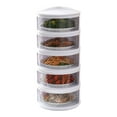 thumbnail image 1 of Shoreew Insulated Vegetable Cover Multi-layer Stackable Food Box Anti-fly Dust-proof Heat Preservation Kitchen Supplies Picnic BBQ Helper, 1 of 6