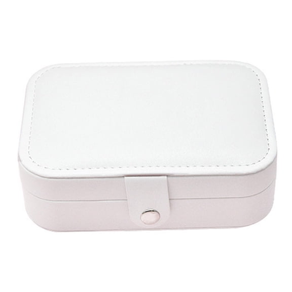 Shoreew Jewelry Storage Box Earring Necklace Holder Large Capacity Multiple Compartments Lightweight Portable Jewelry Organizer