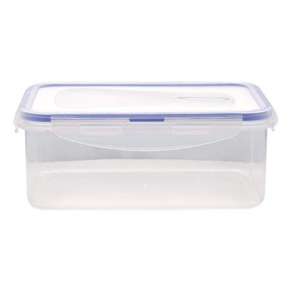 Shoreew Kitchen Refrigerator Rectangular Crisper Heat-resistant Convenient Odor-free Microwave Safe Plastic Fruit Storage Seal Boxes