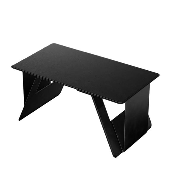 Shoreew Laptop Stand Space-saving Foldable Computer Support Stand Adjustable Small Laptop Desk for Home Bedroom