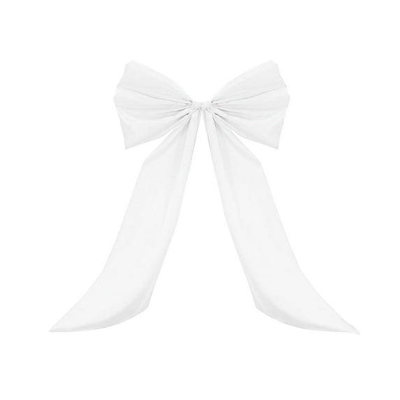Shoreew Large Satin Bow 78" x 48" Giant Bow Ribbon Tie for Christmas Birthday Party Wedding Bridal Bachelorette Graduation Room Backdrop Wall Decor
