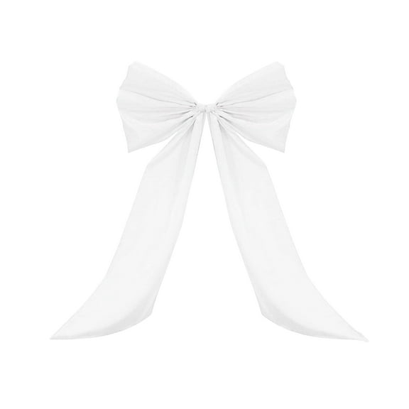 Shoreew Large Satin Bow 78" x 48" Giant Bow Ribbon Tie for Christmas Birthday Party Wedding Bridal Bachelorette Graduation Room Backdrop Wall Decor