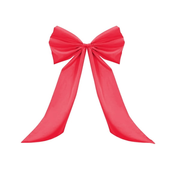 Shoreew Large Satin Bow 78" x 48" Giant Bow Ribbon Tie for Christmas Birthday Party Wedding Bridal Bachelorette Graduation Room Backdrop Wall Decor