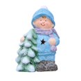 thumbnail image 1 of Shoreew Lighted Ceramic Christmas Figurine Cute Light Up Boy Girl Tree Snowman Statue for Holiday Winter Indoor Mantel Tabletop Fireplace Decor, 1 of 7