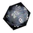 thumbnail image 1 of Shoreew Liquid Core Resin Dice Sharp Edge 20 Sides Dice Golden Silver-color Number Polyhedral Dice Quicksand Multi-sides D20 Dice RPG Board Game Dice Prop, 1 of 7
