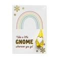 thumbnail image 1 of Shoreew Little Gnome Pocket Hug Cards Cute Mini Dwarf Figurines with Encouragement Blessing Cards Positive Gifts for Friends And Family, 1 of 7