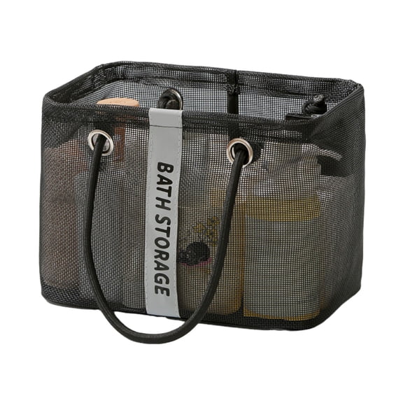 Shoreew Mesh Shower Caddy Portable Shower Basket Tote Bag with Handles Breathable Bath Tote Organizer for Toiletry Bathroom Beach College Dorm