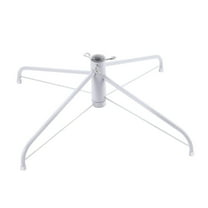 Shoreew Metal Christmas Tree Stand Universal Folding Xmas Tree Base Replacement Artificial Tree Stand Fits 0.75-1.25inch Pole