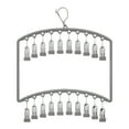 thumbnail image 1 of Shoreew Metal Sock Drying Rack Windproof Design 20 Clips Clothes Hanger Dryer Indoor Outdoor Clothes Drying Rack, 1 of 7