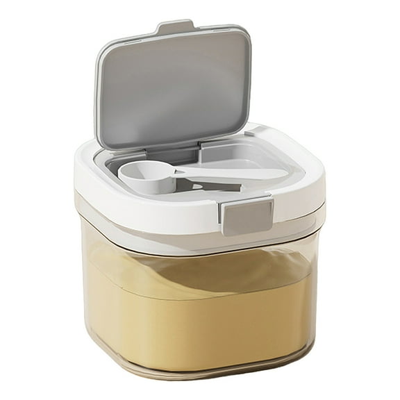 Shoreew Milk Powder Dispenser Storage Container 800/1300ml Sealed Jar Easy to Clean Portable Snack Cup Food Container