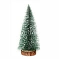 thumbnail image 1 of Shoreew Mini Christmas Trees Snow Frost Flocked Bottle Brush Tree with Wooden Base Small Artificial Xmas Tree for Winter Holiday Tabletop Decor, 1 of 6
