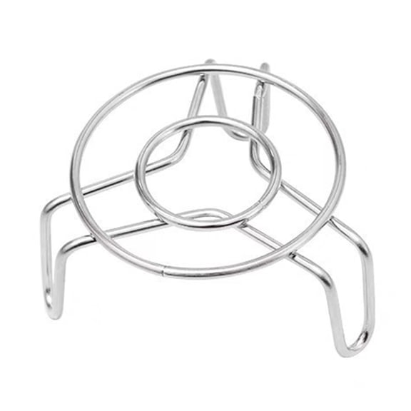 Shoreew Mini Round Steamer Rack Stainless Steel Pot Trivet Small Steaming Pot Pan Cooking Stand for Cooking Baking Steaming