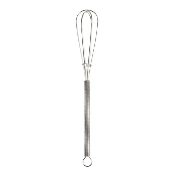 Shoreew Mini Whisk Egg Beater Stainless Steel Wire Whisk for Whisking Mixing Beating Spring Handle Small Whisk