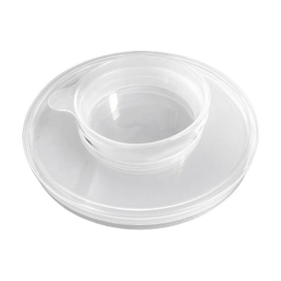 Shoreew Mixer Bowl Covers for KitchenAid 4.5-5 Qt Stand Mixer Anti-Splash Baffle Transparent Lid with Extra Pouring Window Plastic Bowl Cover to Prevent Spills And Splashes