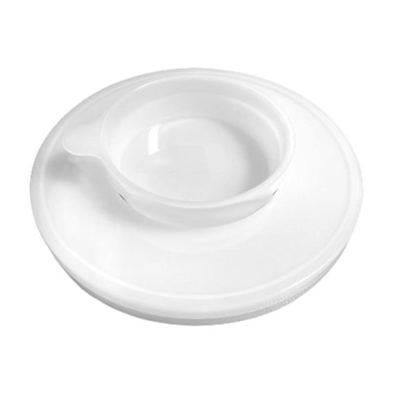 Shoreew Mixer Bowl Covers for KitchenAid 4.5-5 Qt Stand Mixer Anti-Splash Baffle Transparent Lid with Extra Pouring Window Plastic Bowl Cover to Prevent Spills And Splashes