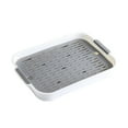 thumbnail image 1 of Shoreew Multi-Purpose Drainage Tray Double-Layer Plastic Drying Rack Rinseable Garbage Tray for Kitchen Living Room Pet Use Cat Litter Box, 1 of 7